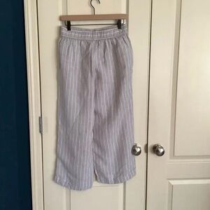 DKNY Black and White | Gray and White C&C California Both Sz S Linen Capris Lot